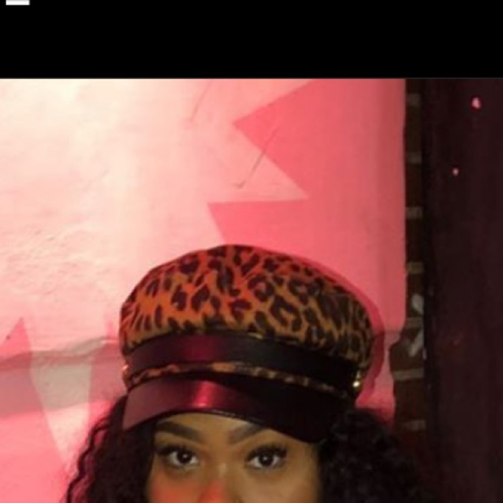 Cheetah print hat
